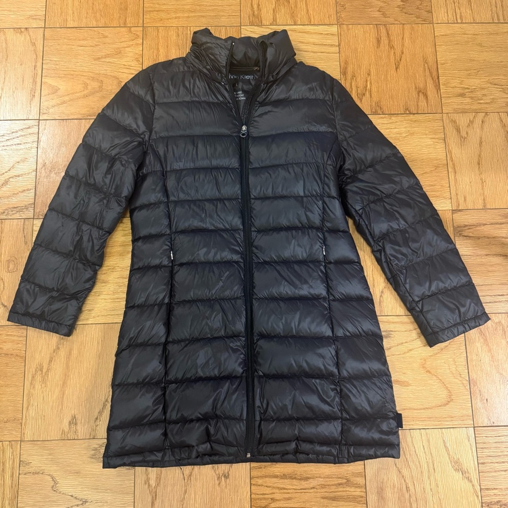 Calvin Klein Lightweight Premium Down Long Puffer Jacket